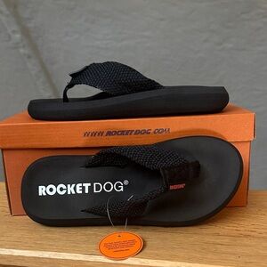 Rocket Dog Black Flip Flop Sandals